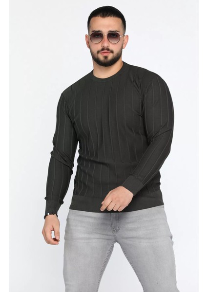Bisiklet Yaka Erkek Triko Kazak P-00012854