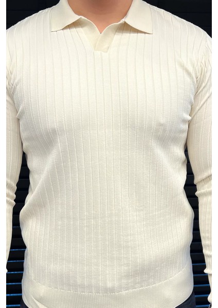 Erkek Polo Yaka Triko Kazak P-00012852 fırsatları