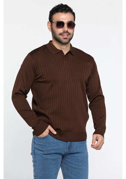 Erkek Polo Yaka Triko Kazak P-00012852 fiyatları