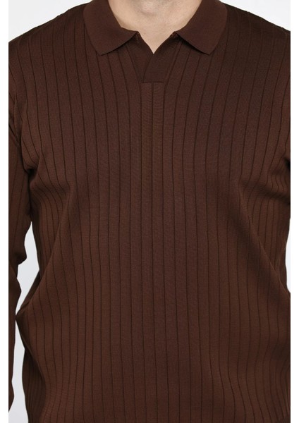 Erkek Polo Yaka Triko Kazak P-00012852 fırsatları