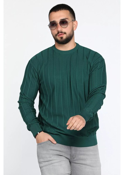 Bisiklet Yaka Erkek Triko Kazak P-00012854