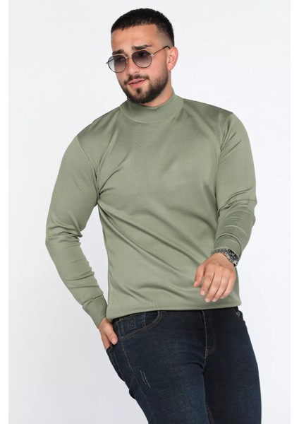 Erkek Yarım Balıkçı Triko Kazak P-00012849