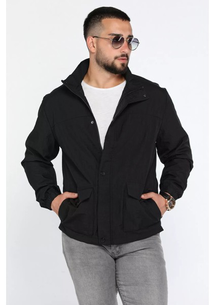 Astarlı Ön Çıtçıtlı Erkek Mevsimlik Mont P-00012869