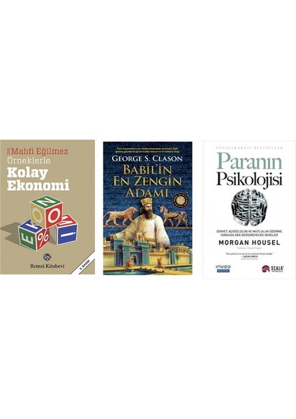 Kolay Ekonomı+Babılın En Zengın Adamı+Paranın Psıkolojısı=3 Set