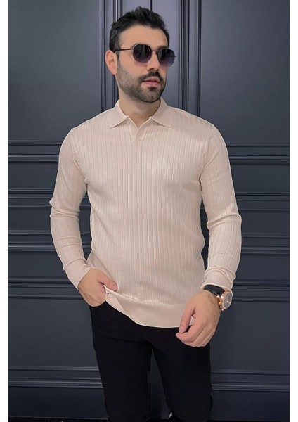 Erkek Polo Yaka Triko Kazak fiyatları