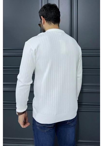 Erkek Polo Yaka Triko Kazak P-00012852 fırsatları