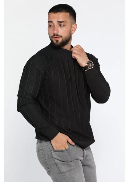 Bisiklet Yaka Erkek Triko Kazak P-00012854