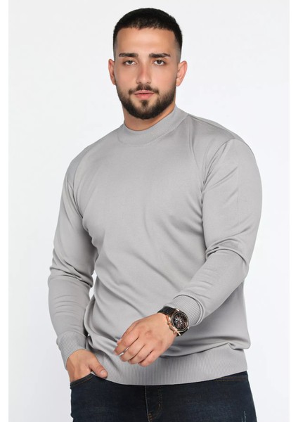 Erkek Yarım Balıkçı Triko Kazak P-00012849