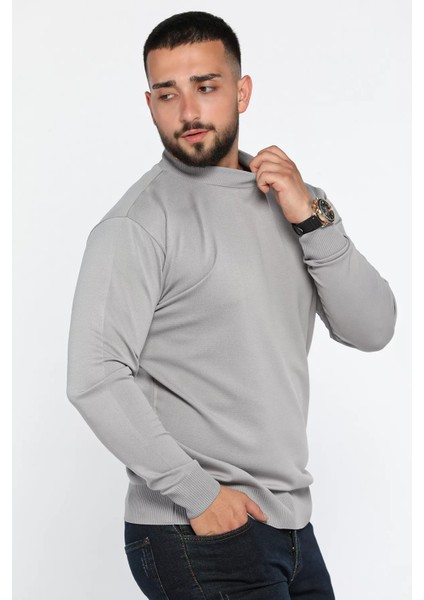 Erkek Yarım Balıkçı Triko Kazak P-00012849