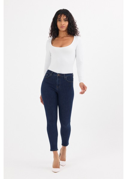 Beyaz Degaje Yaka Uzun Kollu Zıbın fiyatları