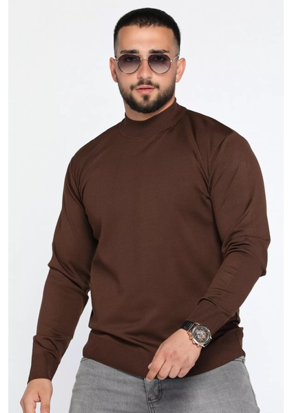 Erkek Yarım Balıkçı Triko Kazak P-00012849