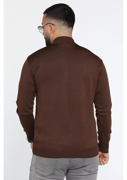 Erkek Yarım Balıkçı Triko Kazak P-00012849