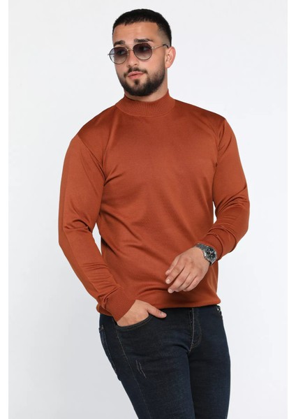 Erkek Yarım Balıkçı Triko Kazak P-00012849