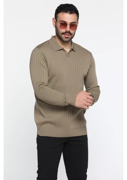 Erkek Polo Yaka Triko Kazak fiyatları