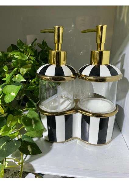 Lavin Porselen Lüx Çift Hazneli Kalp Tasarımlı Sıvı Sabunluk Deterjanlık fiyatları