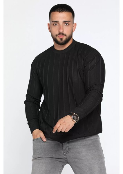 Bisiklet Yaka Erkek Triko Kazak P-00012854