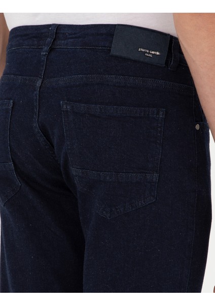 Erkek Lacivert Straight Fit Jean Pantolon 50299987-Vr033