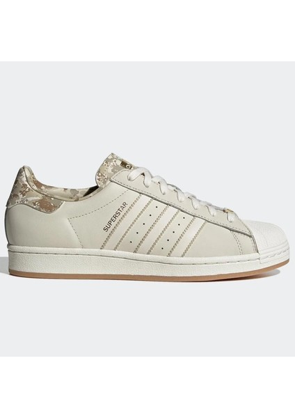 Superstar Leather Sneaker Deri Günlük Spor Ayakkabı Krem