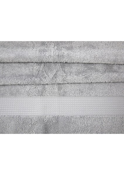 Pure Basic Pamuklu Banyo Havlusu 100x150 cm Gri