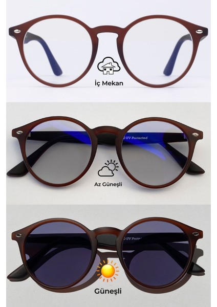 Hardy Brown Mavi Işık Filtreli Fotokromik Ekran Gözlüğü modelleri