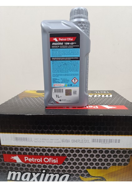 Maxima 10W-40 1 Lt x 12 Adet Motor Yağı (2025 Üretim)