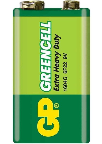 1604GLF Greencell 9 Volt Blisterli Pil (Tekli Fiyat)