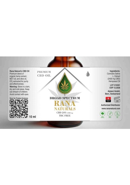 Broad Spectrum %24 – Thc’siz Güçlü Formülasyon