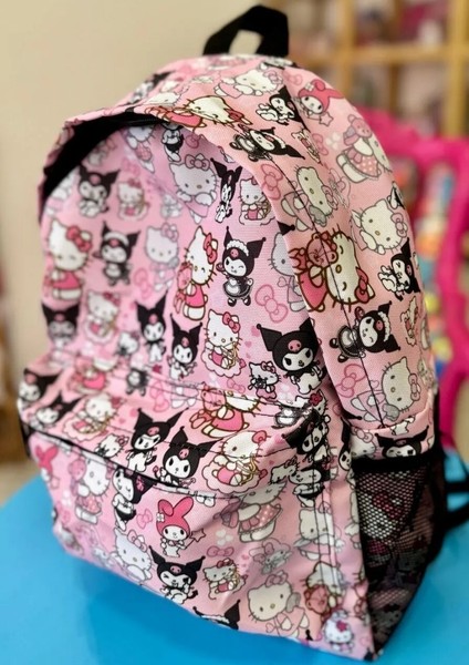 Kuromi Hello Kitty Sanrio Karakterleri Ilköğretim Sırt Çantası