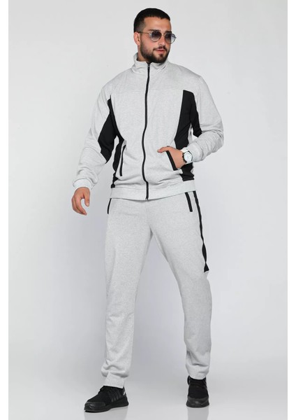 Erkek Yan Şeritli Eşofman Takımı