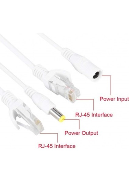 1 Çift Pasif Poe Injector/poe Splıtter Kiti 10 Adet Çift