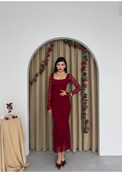 Matilda Dantel Uzun Elbise fiyatları