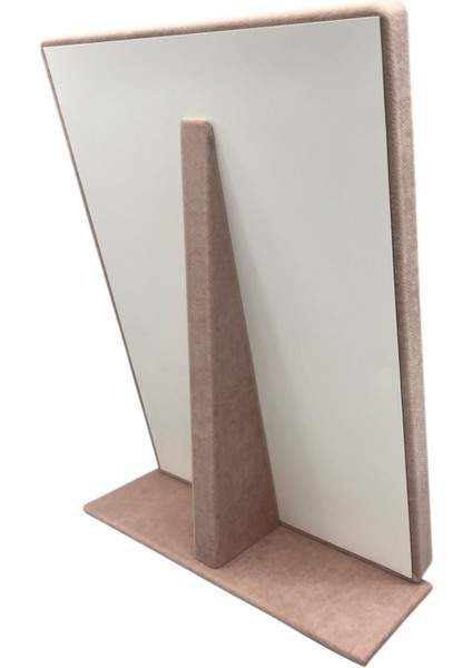 Yerli Üretim Süet Kumaş Tırnaklı Pembe Renk 34/24 cm Ayaklı Tesbih Takı Stand fiyatları