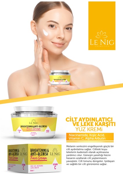 Cilt Aydınlatıcı Yüz Kremi 50 ml