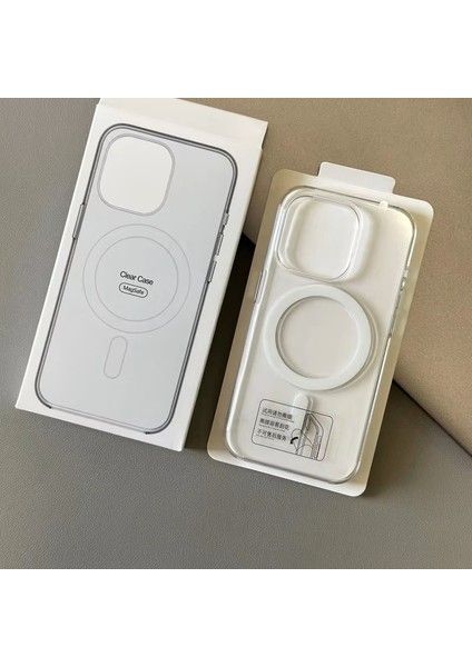 Apple iPhone 14 Plus Kılıf Şeffaf Lansman Magsafe Wireless Şarj Özellikli Orjin Kapak indirimleri
