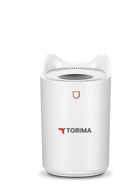 H7 Beyaz 3000 ml Ultrasonik Renkli Hava Nemlendirici Buhar Makinesi ve Aroma Difüzörü