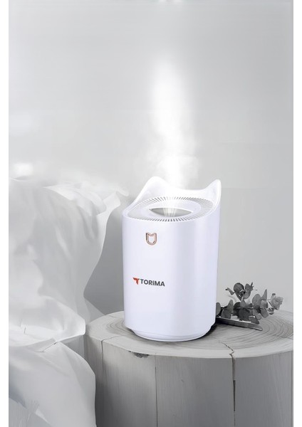 H7 Beyaz 3000 ml Ultrasonik Renkli Hava Nemlendirici Buhar Makinesi ve Aroma Difüzörü fiyatları