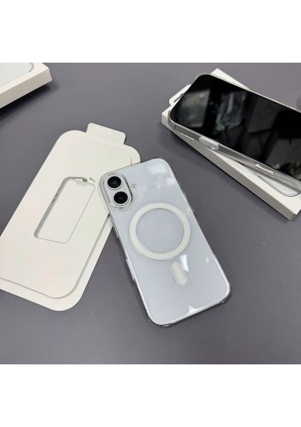 iPhone 16 Plus Kılıf Şeffaf Lansman Magsafe Wireless Şarj Özellikli Orjin Kapak fırsatları