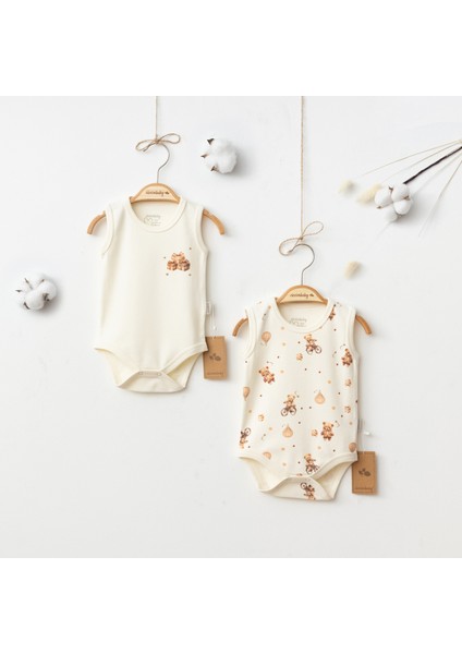 Ayıcık Desen Atlet Bady ( 2'li Set)