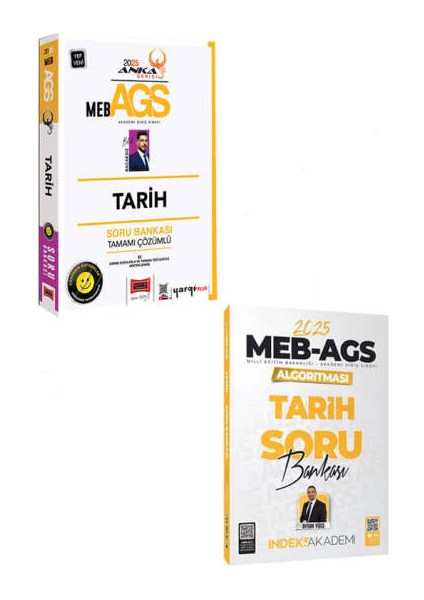 2025 MEB - AGS Tarih Soru Bankası ve İndeks Akademi Tarih Soru Bankası Seti