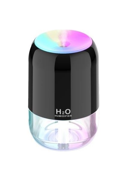 Torima H6 Beyaz 200 ml Ultrasonik Renkli Hava Nemlendirici Buhar Makinesi ve Aroma Difüzörü