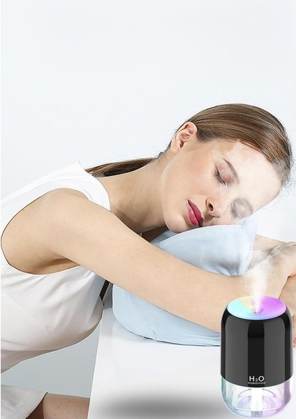 Torima H6 Beyaz 200 ml Ultrasonik Renkli Hava Nemlendirici Buhar Makinesi ve Aroma Difüzörü indirimleri