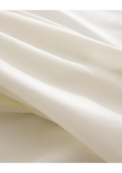 Manon King Size Plus %100 Pamuk Ranforce Lastikli Çarşaf - Ekru indirimleri