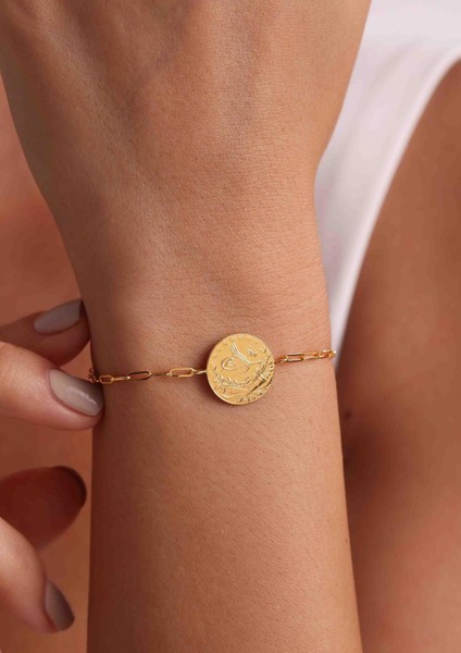 14 Ayar Altın Tuğralı Ataç Bileklik fiyatları