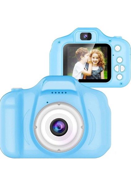 1080P Çift Lens Selfie Video Kamera Hd Ekran Digital USB Şarjlı Lens Camera