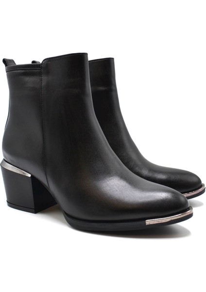 1928160 Siyah Deri Bot -
