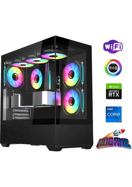 I7 14700F 32GB Ddr4 1tb M2 12GB RTX4070 Oyun Bilgisayarı