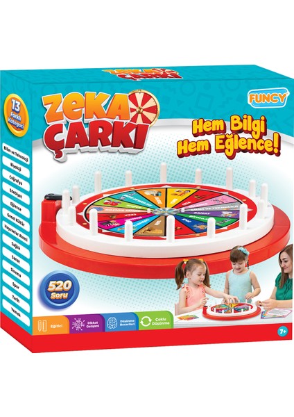 Zeka Çarkı + Funcy Picquest Dikkat ve Hafıza Oyunu