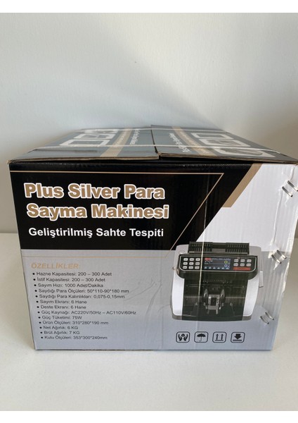 Plus Silver Para Sayma Makinesi