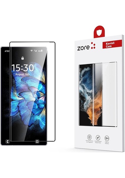 Galaxy S25 Ultra Uyumlu Kavisli Tam Koruma Dias Cam Ekran Koruyucu