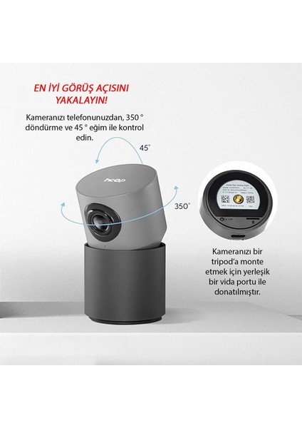 Plus Akıllı Ev Tipi Wifi Güvenlik Kamerası